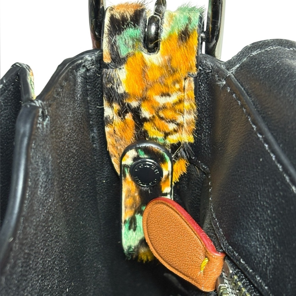 Coach 1941 Saddle 23 Printed Haircalf Crossbody Limited Edition Floral Unicorn - Picture 14 of 17